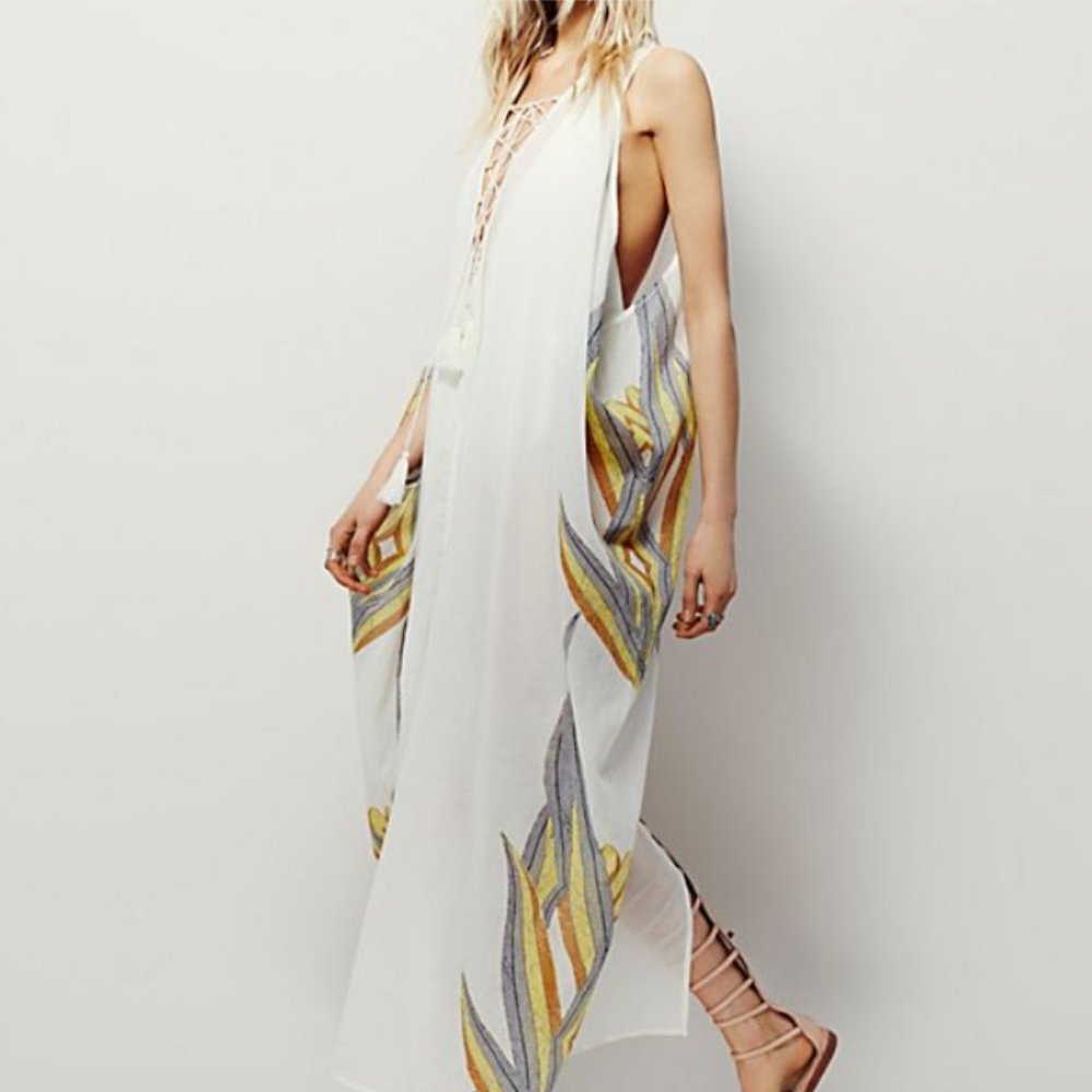 Free People Kaftan Robe - Picture 2 of 5